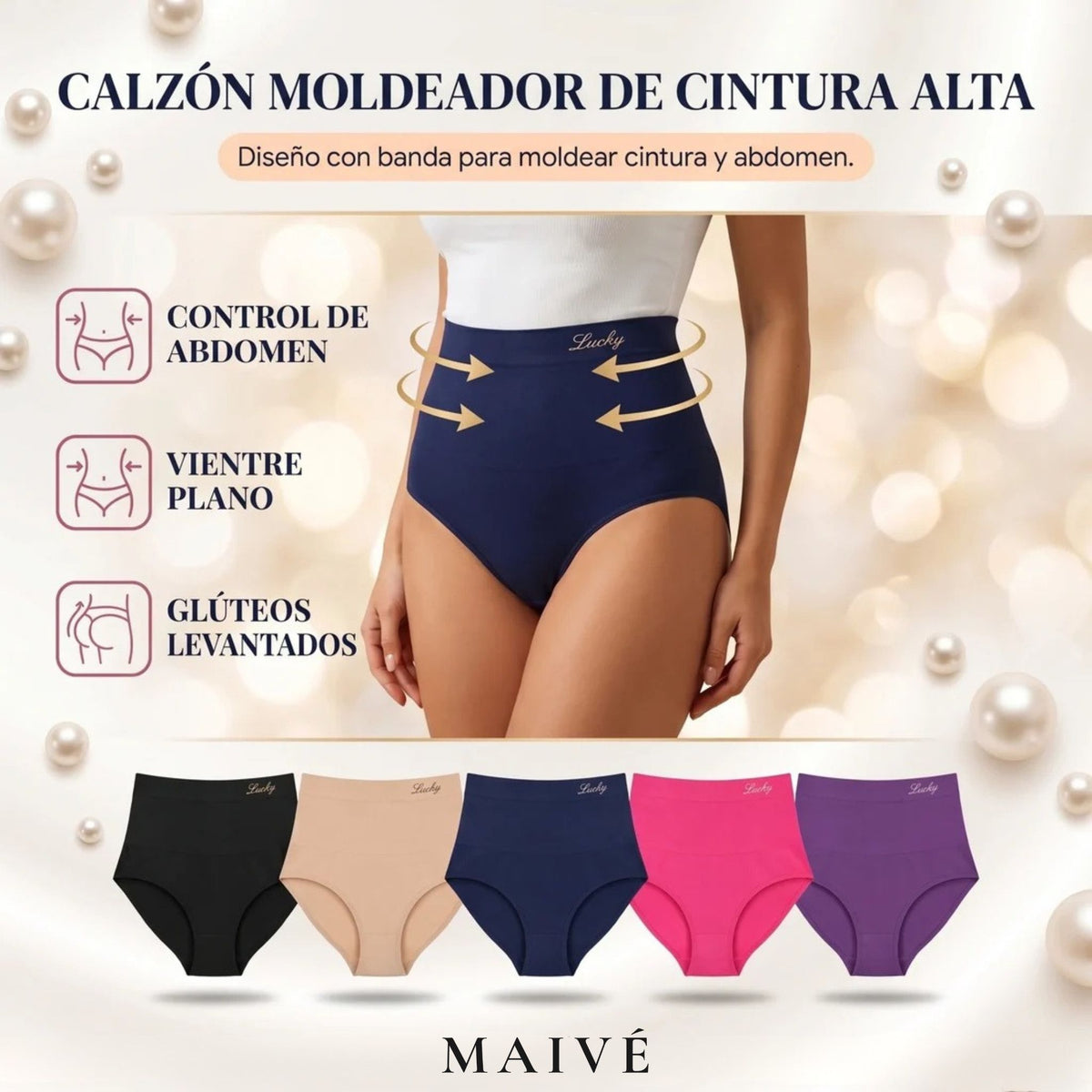 Calzón Moldeador De Cintura Alta