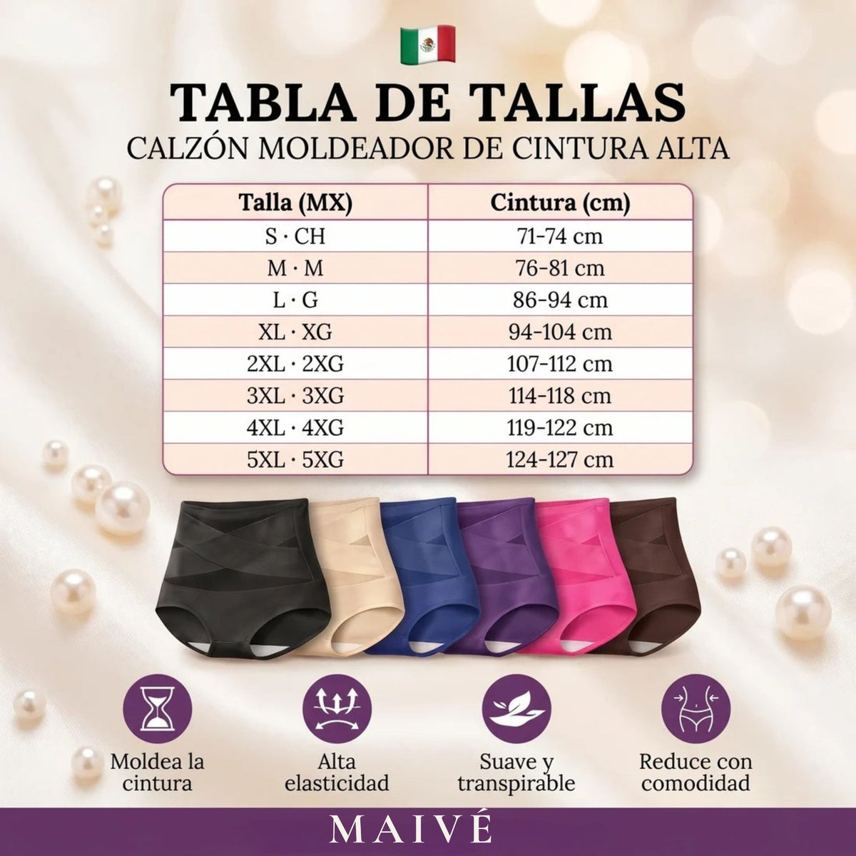 Calzón Moldeador De Cintura Alta